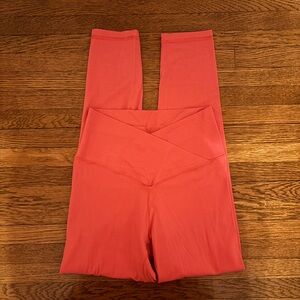 Aerie Womens Dark Pink High-Waisted Leggings